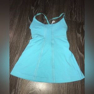 Light blue Lululemon workout tank top size 2.